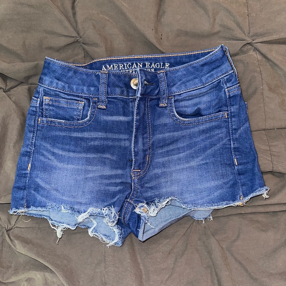 American Eagle Outfitters Women's Blue Denim Shorts